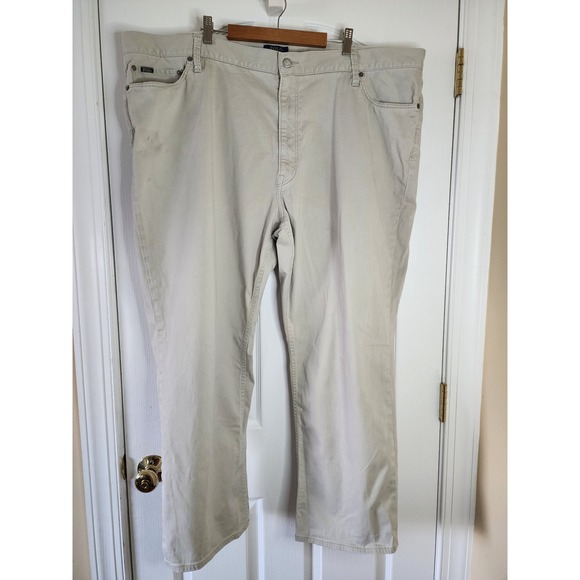Polo Ralph Lauren Other - Polo Ralph Lauren Mens 48x30 Khaki Tan Straight Leg Stretch Cotton Pants Chinos